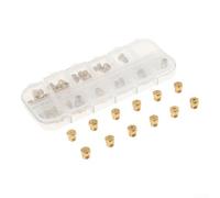 36 PCS Brass for LPG Nozzle Conversion Kit with M6x0.75mm Thread, for Propane Gas Stove Burner Replacement, Hob Gas Hob Accessory Nozzles(Boxed)