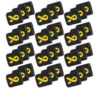 36 Pcs Childhood Cancer Awareness Sweatbands Bulk