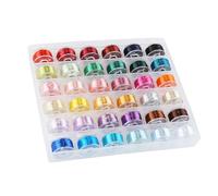 36 pcs Embroidery Machine Bobbin Threads with Case for Brother, Sin-ger, Janome, Babylock, Elna Embroidery Machine