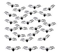 36 pcs Halloween Bats Decoration, 3D Bats Stickers, Bat Attack Sticker, Wall Sticker, Black Bats for Home Wall Window Party Bar Room Decorations