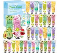 36 PCS Hand Cream Set, Christmas Mini Hand Cream Gift for Women with Natural Plant Flower Fruit Flavour for All Skin Daily Moisturising Working Hands Gifts for Birthday Valentine Mother's Day(1080ml)
