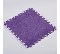 36 Pcs Interlocking Foam Carpet Tiles, Purple Puzzle Flooring Mats for Play Area, Kids Room Rug, Bedside Cushion, 12x12x0.23 Inch, Soft & Durable