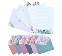 36 Pcs Letter Paper and Envelopes, Writing Paper and Envelopes, Pretty Envelopes Party Invitations Writing Paper and Envelopes Sets Ideal for Office Home School Invitation Gifts