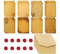 36 Pcs Letter Writing Set, Vintage Love Letter Paper and Envelopes, Handwritten Letter Set for Romantic Notes and DIY Crafts Suitable for Lovers to Express Love