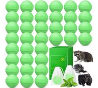 36 Pcs Mouse Repellent, Natural Mice Repellent Indoor for House, Mice Repellents Balls for Squirrel, Rat, Spider, Roach, Repelente de Ratones Keep Rodents Out of Car, Garage, Attic, RV -Human Pet Safe