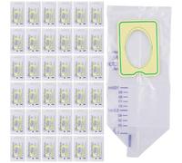 36 Pcs Pediatric Urine Bag Collectors Clear Urine Catcher Pouch Adhesive Surface 100ml Spill Proof Infant Urine Collection Bags
