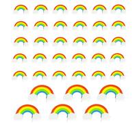 36 Pcs Rainbow Eraser,Cute Novelty Rubbers Erasers for Kids,Novelty Cute Clouds Rainbow Bridge Eraser Set,Mini Colored Clouds Small Erasers for Children Games Prizes,Party Favors Supplies