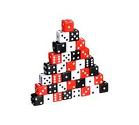 36 Pcs Round Corner Six-Sided Dice Role Playing Game Math Counting Educational Tool Board Game KTV Party Acrylic Gift