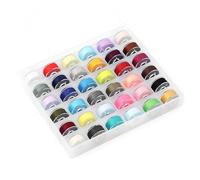 36 pcs Sewing Machine Threads & Bobbin Set - ShiningUU Universal Sewing Machine Accessories for Brother/Singer/Janome/Elna/Babylock Embroidery