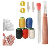 36 Pcs Sewing Tool Set Big Eye Steel Needle Set Handmade Quilting & Sewing Needles Kit for DIY Sewing