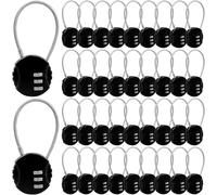 36 Pcs Small Combination Padlocks Bulk, Mini Cabinet Padlock with Code