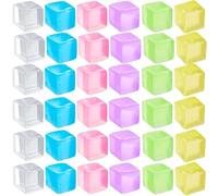 36 Pcs Squishy Cube, Mini Ice Cube Squishy, Stress Balls Cubes Squeeze Fidget Toys for Adults & Kids Birthday Bulk Gifts, Sensory Toys for Relieve Anxiety and Stress