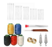36 Pcs Stainless Steel Sewing Needles Set, Big Eye Steel Needle Sewing Kit, Needle and Thread Kit, Sewing Tool Kit for Beginners, Portable Travel Sewing Kit for Repairing Quilting Embroidery Crafts