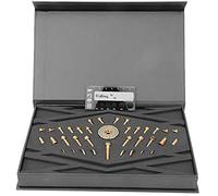 36 PCS Titanium Alloy Bicycle Screw Bolt Set, Mountain Bike Stem and Disc Brake Fixing Bolts, High - Strength TC4 Gr5 Bolts with Caliper for Common Mountain Bikes (Gold)