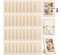 36 PCS Unfinished Wooden Photo Frames, 5.5 x 7.5 in Wood Craft Frames Set, Paintable Picture Frames for DIY Projects, School Crafts, Home Decorations