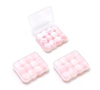 36 PCS Wax Ear Plugs for Sleeping,Soft Wax Earplugs with Carry Case,Moldable Ear Plugs,Reusable Noise Cancelling Earplugs for Swimming, Studying, Airplane Sleep and Work