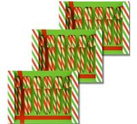 36 Peppermint Candy Canes - 3 Packs of 12 - Classic Festive Candy, Individually Wrapped for Freshness, Ideal for Christmas Trees, Stockings, Hot Chocolates & Party Treat Bags
