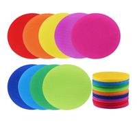 36 piece carpet marker Velcro yoga training stabilising circular coloured positioning patches,Classroom Carpet Markers for Teacher Supplies Elementary School Kindergarten Daycare Classroom Decoration