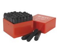 36 Piece Letter & Number Punch Set - 10mm Character Height - High Carbon Steel