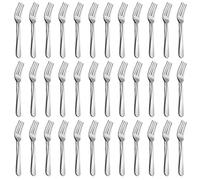 36-Piece Salad Forks Set, Funnydin 5.9" Inches Stainless Steel Forks Silverware, Durable Dessert Forks Set, Cost-Effective Small Forks for Home, Kitchen, Restaurant - Mirror Polished, Dishwasher Safe
