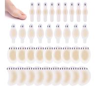 36 Pieces Blister Plasters for Feet Invisible Waterproof Hydrocolloid Plaster Heel Blister Protector Pads for Feet, Toes, Fingers, Heels Protector and Guard Skin