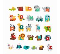 36 Pieces Cute Wooden Letter Blocks