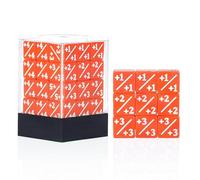 36 Pieces Magic The Gathering MTG Counter Dice +1 Through +6 Life Counter Tokens D6 Solid Dice for MTG, TCG, Cards Gaming Accessories with Portable Plastic Box(Orange)