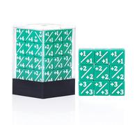 36 Pieces Magic The Gathering MTG Counter Dice +1 Through +6 Life Counter Tokens D6 Solid Dice(Green)