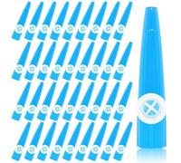 36 Pieces Plastic Kazoos, Kazoo Musical, Good Companion for Guitar Violin Piano Keyboard Ukulele, Gift for Christmas Gifts Party Favors. (Blue)