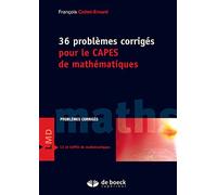 36 problèmes corrigés pour le CAPES de mathématiques