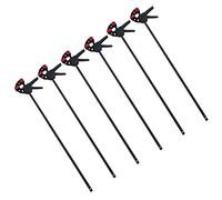 36" Quick Release Ratchet Rapid Bar Speed Clamp Holder Grip Spreader Fastener 6pc