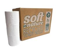36 Recycled Soft on Nature Eco Toilet Rolls Sustainable Tissue Paper, Plastic Free, UK Made