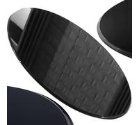 36" Rotating Turntable - Large Tempered Glass Serving Tray for Dining Table, Silent Design, Perfect for Parties & Gatherings, Stylish Black Finish, Easy Clean