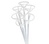 36 Set 16.92inch Big Clear Balloons Holder Sticks With Cups, Long Reusable Bobo Balloon Holder Sticks For 10in To 30in Various Balloons Birthday Festivals Wedding Party