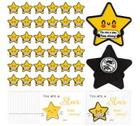 36 Sets Employee Appreciation Gifts End of Term Gifts Bulk Include Star Lapel Pins You Are a Star Card Inspirational Motivational Badge Back to School for Student Coworker Teacher