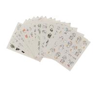 36 Sheets Abstract Human Face Nail Decals Self Adhesive