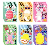 36 Sheets Easter Stickers,Happy Easter Stickers Easter Bunny Sticker Easter Eggs Easter Theme Stickers, Easter Stickers for Kids Gifts Easter Party Decoration Favors