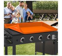 36" Silicone Griddle Cover for Blackstone: Grill Accessories 36 inch Full Wrap-Around Griddle Flat Top Cover Food-Grade Protection Grill Buddy Mats