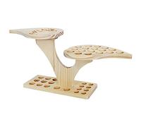 36 Slots Wooden Essential Oils Stand Diffuser Holder Carousel Box