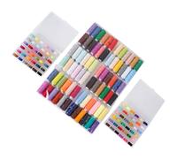 36 Spool Polyester Sewing Thread 36 Color Prewound Bobbins Thread Set with Storage Box for Sewing Machine Stitching Prewound Bobbin
