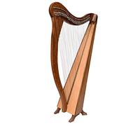36 String Ard Ri Harp, Celtic Irish Harp, Irish full size lever harp
