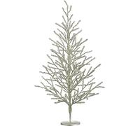 36 Tinsel Christmas Tree Antique Silver - 3 Foot Tinsel Pine Tree by Silk Decor