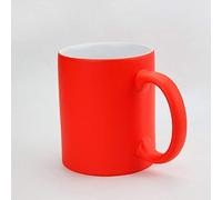 36 X 11oz Sublimation Laser Printing Ceramic Matt Fluorescent Mugs (Choose Colour) (Reddish Orange YJ-100)