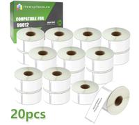 36 x 89,AddressLabels,99012 Self-Adhesive Labels,Shipping Mailing Labels for LabelWriter 4XL 450 400 330 320 310 Twin Turbo Duo 450 430 420 400 240 220 200 120 100 Pro Plus(260/Roll,20 Rolls)