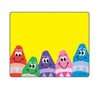 36 x Colourful Crayons Large Stickers for Badges and Labels