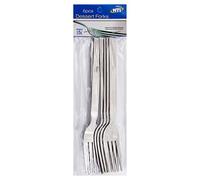 36 X Dessert Fork Stainless Steel Cutlery -Durable Utensils for Kitchen, Multi Purpose Food Dining Salad Fruit Cake Tableware Kitchenware Dinnerware