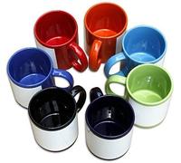 36 x Full Colour 11oz Sublimation Mugs Heat Press Transfer Print Custom Design (Dark Blue)