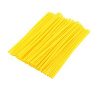 36 x Spoke Covers for Motorcycle and Spoke Protectors for Motorcycle (Yellow)