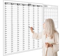 36"X45" Dry Erase Weekly 24 Hour Calendar