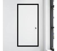 36"x48" Tall Plumbing Access Door for Drywall - Lockable Access Panel with Black & White Frame, Ideal for HVAC & Electrical Maintenance, Durable Wall Cover Plate